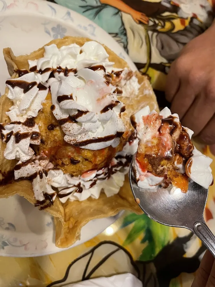 Fried Ice Cream Sundae